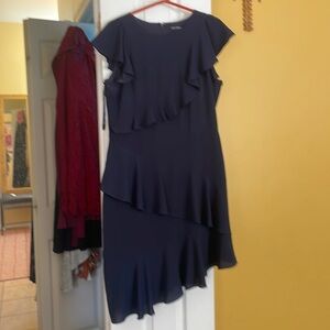 Maggy London navy blue dress size 14